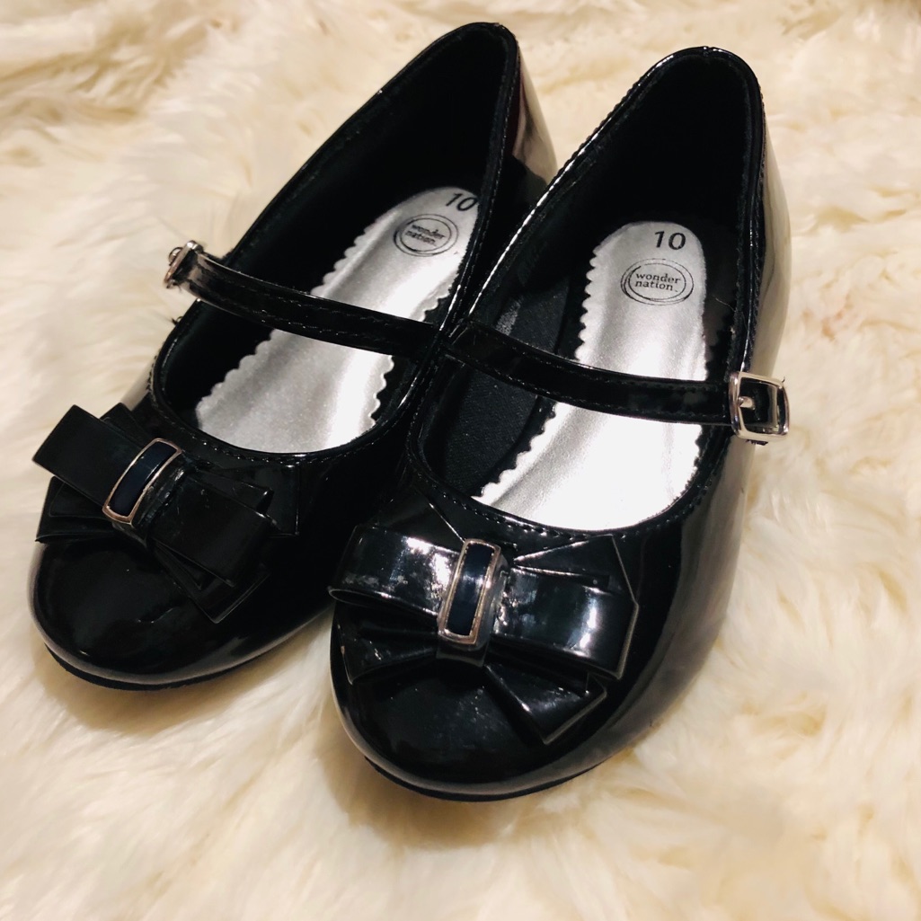 Girls Wonder Nation Black High Heels